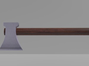 an axe in 3d obj fbx max 3D Model