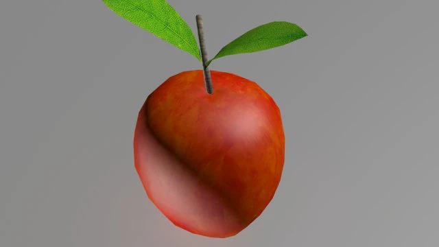 apple obj fbx max 3D Model .c4d .max .obj .3ds .fbx .stl .blend 