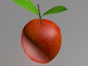 maçã obj fbx máximo Modelo 3D