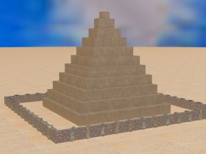 astec pyramid obj fbx max 3D Модель