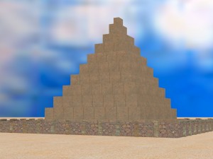 astec pyramid obj fbx max Modèle 3D