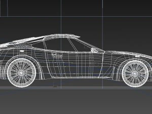 maserati molto grande concept car gtr obj fbx max 3D Model