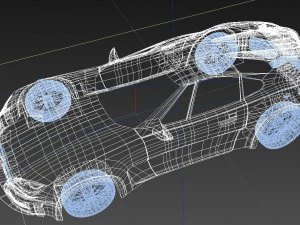 maserati molto grande concept car gtr obj fbx max 3D Model