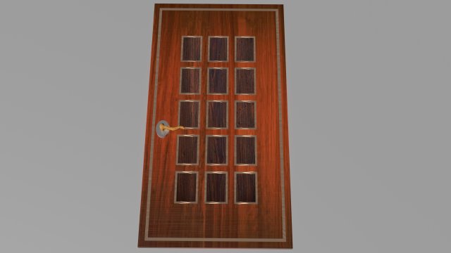 room door obj fbx max Modelo 3D .c4d .max .obj .3ds .fbx .stl .blend 