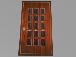 room door obj fbx max 3D 모델