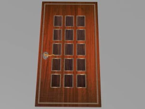 porta do quarto obj fbx max Modelo 3D