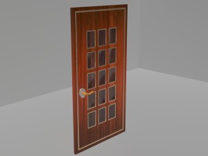 room door obj fbx max Modelo 3D