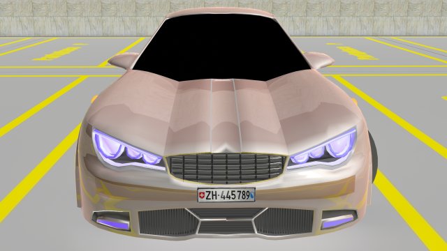 concept car obj fbx max 3D Model .c4d .max .obj .3ds .fbx .stl .blend 