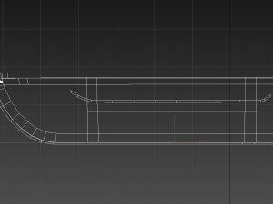 sanki drewniane wooden sledge obj fbx max 3D 模型