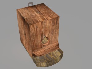 budka dla ptakw obj fbx max Modello 3D