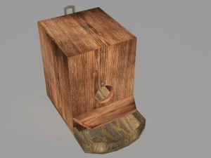 budka dla ptakw obj fbx max 3D Model