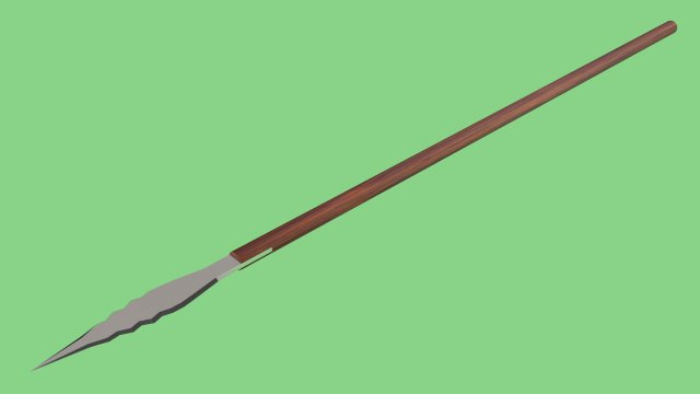 spear obj fbx max 3D Model .c4d .max .obj .3ds .fbx .stl .blend 