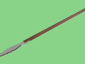 spear obj fbx max 3D 모델
