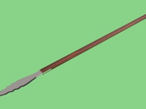 spear obj fbx max 3D Model