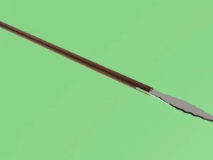 spear obj fbx max 3D Model