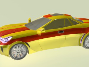 amg 62 oktaturbo concept car obj fbx max Model 3D
