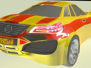 amg 62 oktaturbo concept car obj fbx max Model 3D