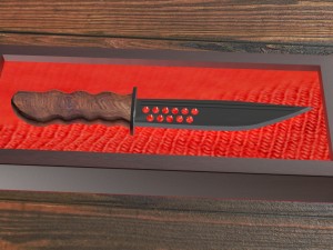 combat knife obj fbx max 3D Model