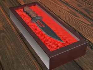 combat knife obj fbx max 3D Model