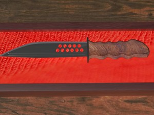 combat knife obj fbx max 3D 모델