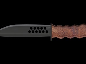 combat knife obj fbx max 3D Model