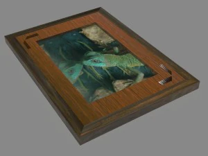 wall picture obj fbx max 3D Model