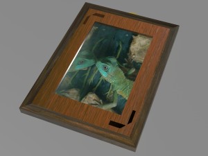 wall picture obj fbx max 3D Модель