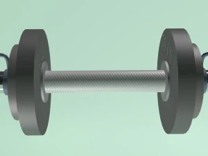 dumbell obj fbx max 3D Model