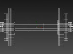 dumbell obj fbx max 3D Model