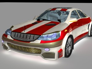amg xcl 63 gt concept car obj fbx max 3D Model