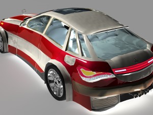 amg xcl 63 gt concept car obj fbx max 3D Model