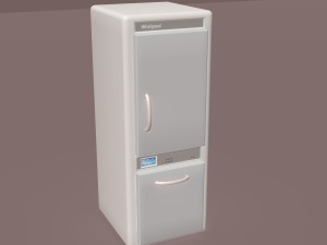 fridge whirlpool obj fbx max 3D 모델