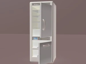 fridge whirlpool obj fbx max 3D Model