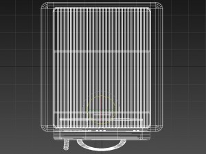 fridge whirlpool obj fbx max Modelo 3D