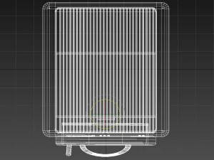 fridge whirlpool obj fbx max 3D Model