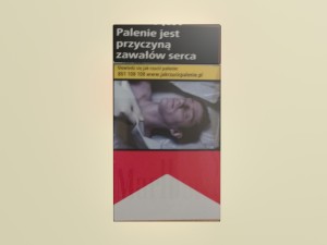 marlboro cigarettes box obj fbx max Model 3D