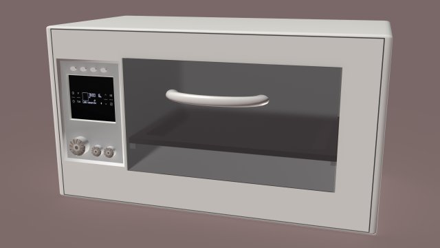 microwave model obj fbx max Model 3D .c4d .max .obj .3ds .fbx .stl .blend 