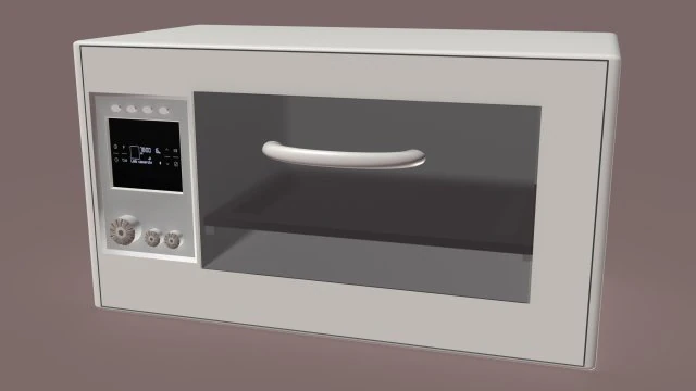 microwave model obj fbx max 3D Model .c4d .max .obj .3ds .fbx .stl .blend 