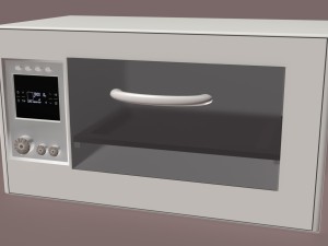 microwave model obj fbx max 3D 모델