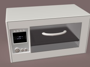microwave model obj fbx max Model 3D