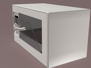 microwave model obj fbx max Model 3D
