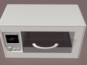 microwave model obj fbx max Model 3D