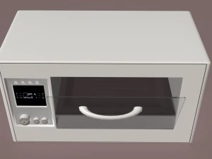 microwave model obj fbx max 3D Model