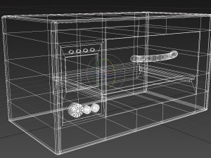 microwave model obj fbx max Model 3D