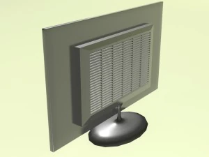 lcd tv set obj fbx max 3D Model