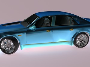bmw 7 series m-power obj fbx max Model 3D