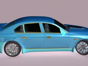 bmw 7 series m-power obj fbx max Model 3D