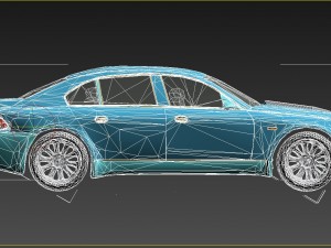 bmw 7 series m-power obj fbx max Model 3D