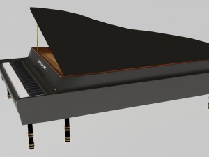piano obj fbx max 3D 模型