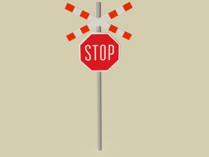 stop traffic sign obj fbx max 3D 모델